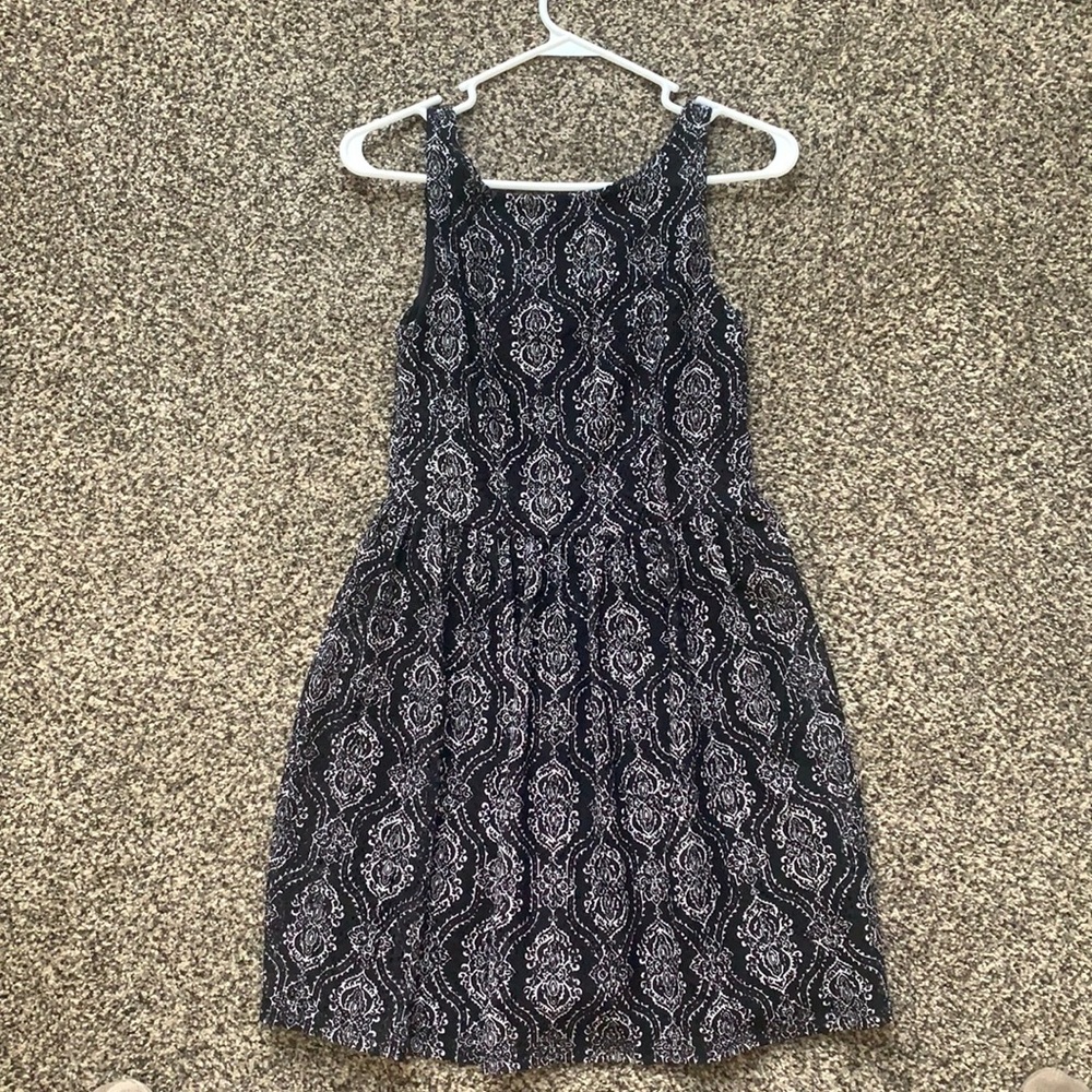 Black & White pattern dress